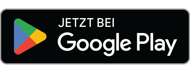 Abbildung des Google Play Store Logos und dem Zusatz 