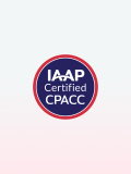 Logo der CPACC-Zertifizierung des IAAP.