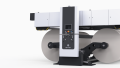 A detailed view ofa machine element from the corrugator with a lateral interaction interface.