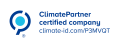 Logo Climate Partner certified company.